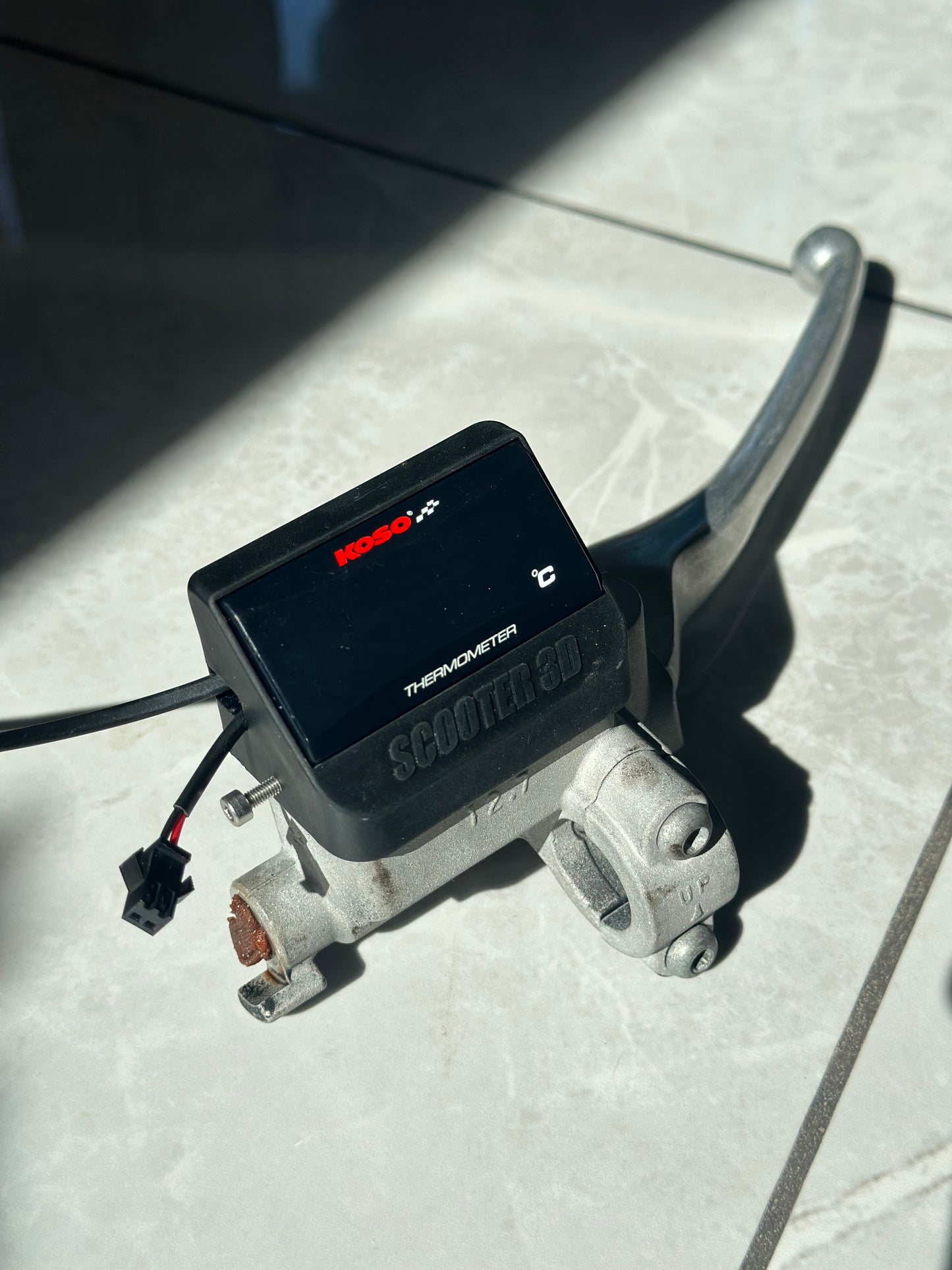 Koso temperature meter mount