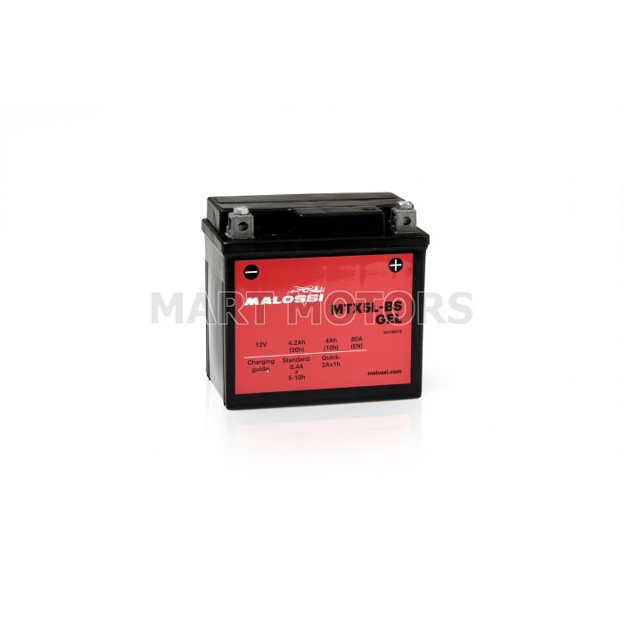 Malossi 4419165 MB10L-A2/B2 GEL 12V Battery