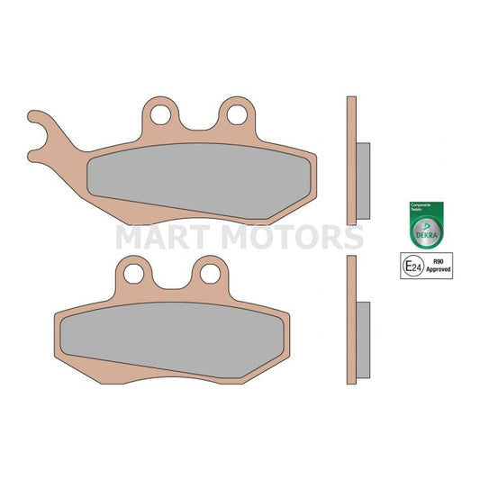 Malossi 6215011BS MHR SYNT Homologated Brake Pads